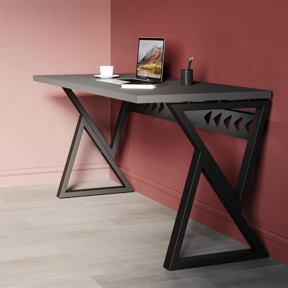 Изображение товара Стол трансформер письменный MAKE MEBEL РОСТА СПК 1800х650х740 вулканический серый