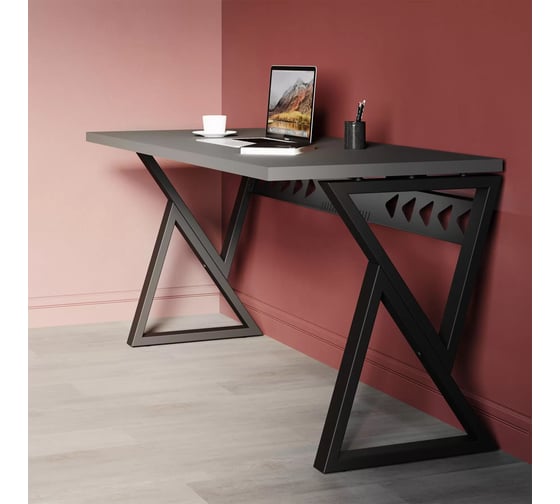 Изображение товара Стол трансформер письменный MAKE MEBEL РОСТА СПК 1800х650х740 Вулканический серый 9016