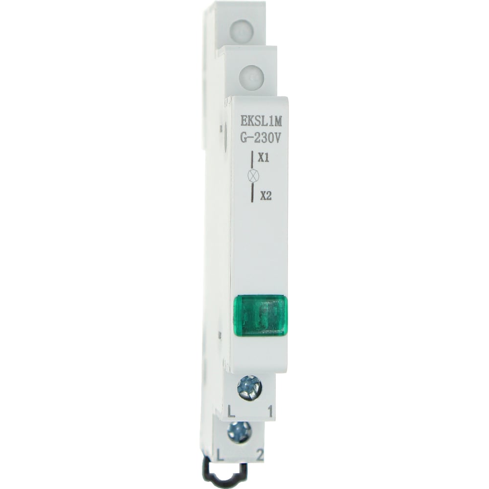 Изображение товара Зеленая компактная лампа Zentec EKSL1M-G-230 на DIN-рейку 220VAC 24 шт