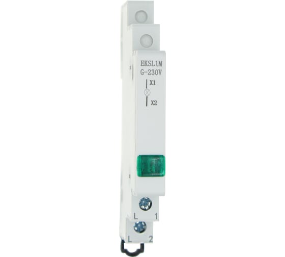 Изображение товара Лампа компактная Zentec EKSL1M-G-230 зеленая на DIN-рейку 220VAC, 24 шт 17604