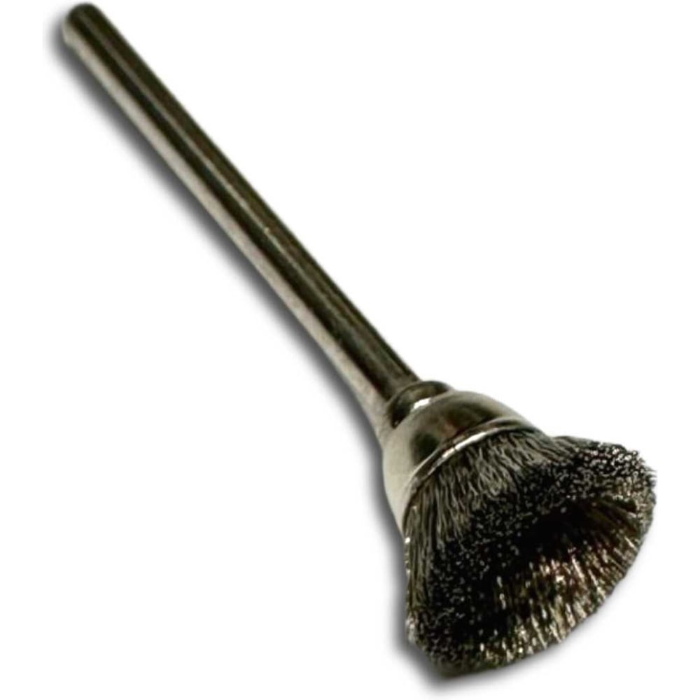 Изображение товара Щетка чашка миниатюрная Lessmann Д15х5мм нержавеющая сталь, хвостовик 3мм