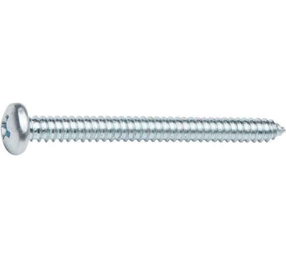 Изображение товара Шуруп STARFIX 3.5х16мм полусф. головка, белый цинк, острый, DIN 7981 (1000 шт в карт. уп.) SMC1-30276-1000