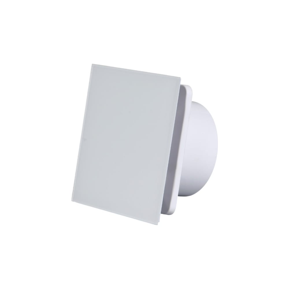 Изображение товара Вентилятор вытяжной VENTSFERA DZEN White glass с обратным клапаном и стеклянной панелью