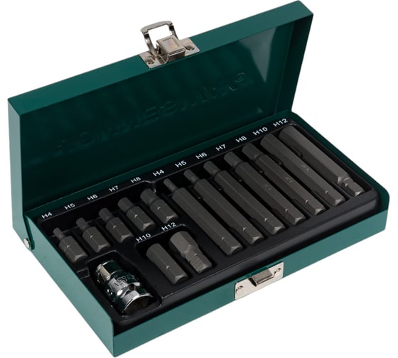 Изображение товара Набор вставок 15 предметов (4-12 мм) Jonnesway S29H4115S