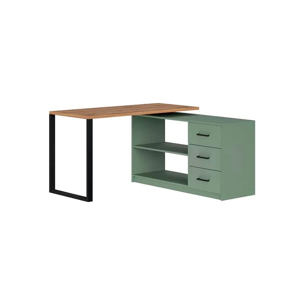 Изображение товара Стол угловой письменный MAKE MEBEL трансформер СПКТ 1350х600х750 Дуб Вотан