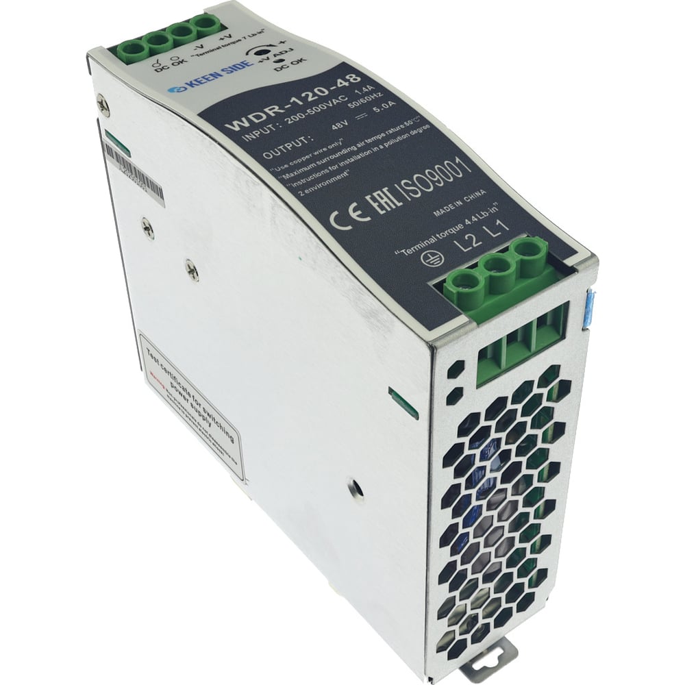 Изображение товара Блок питания KEEN SIDE 120 Вт 48 В импульсный двухфазный