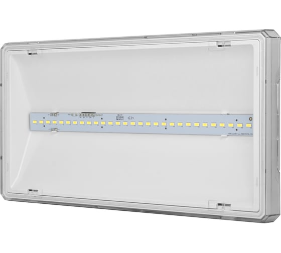 Изображение товара Аварийный светильник EXIT L постоянный 1Вт 1ч кнопка тестирования IP65 на поверхность Awex ETL/1W/C/1/SA/PT/WH