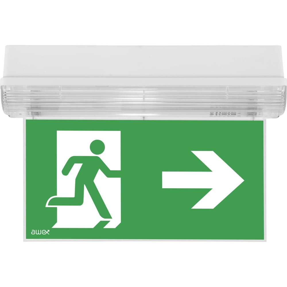 Изображение товара Аварийный светильник Awex HELIOS P LED с постоянной работой 3 часа IP42