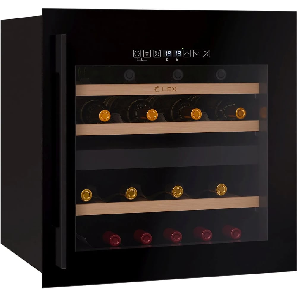 Изображение товара Винный шкаф LEX LWD6036BL dual zone S CHAT500009