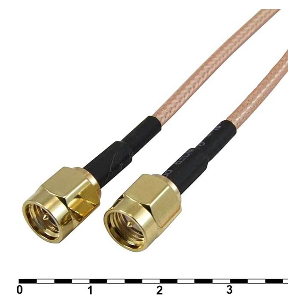 Изображение товара Разъем SMA-P/SMA-P-RG316 30см для RF соединений высокое качество