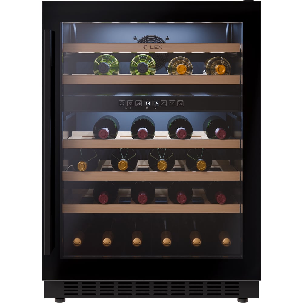 Изображение товара Винный шкаф LEX LWD6046BL dual zone CHAT500010