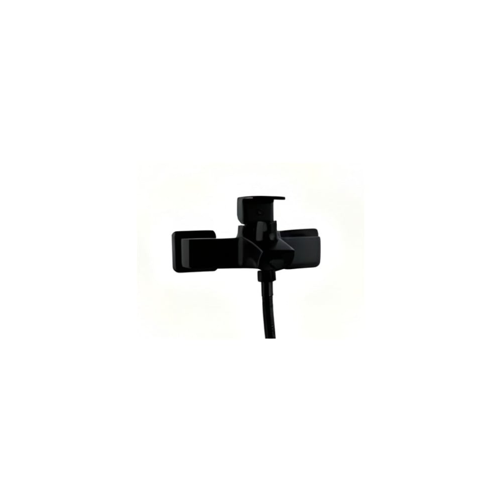 Изображение товара Черный смеситель для ванны с душем TSARSBERG TSB-33B-01 монтаж настенный