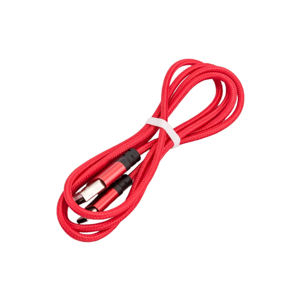 Изображение товара Кабель USB 2.0 Hoco X14 1м с разъемами AM и Type-C черно-красный