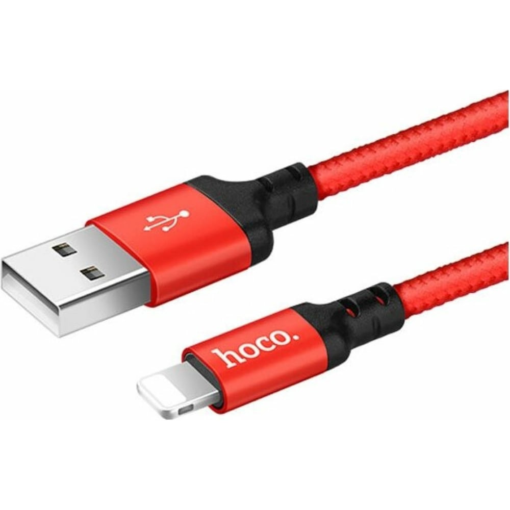 Изображение товара Кабель USB 2.0 Hoco X14 Lightning для iPhone и устройств с разъемом USB, длина 2 м