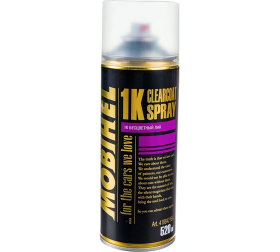 Изображение товара Универсальный акриловый лак Mobihel (глянцевый; аэрозоль; 520 мл) 41984216A