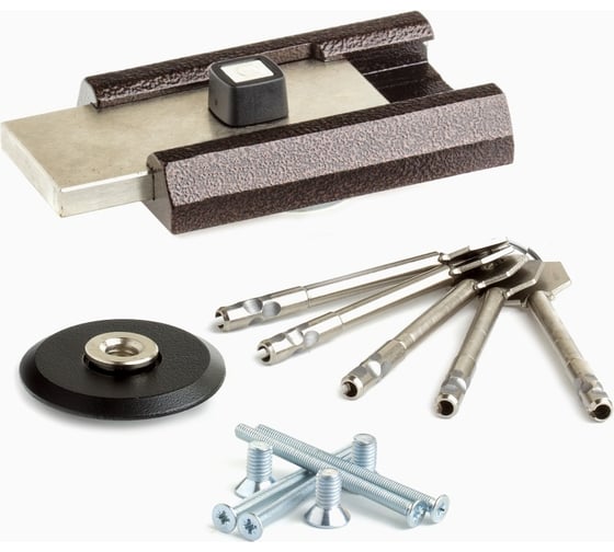 Изображение товара Накладной замок Поливектор "Барьер-2М" длина ключа 80 мм 2427