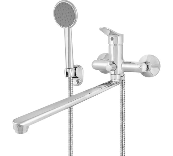 Изображение товара Смеситель для ванны Mix&Fix МИКС ЭНД ФИКС 2907 Дельта одноручный L-изл. 350мм и с аксес. (картридж d=35мм) тов-228251