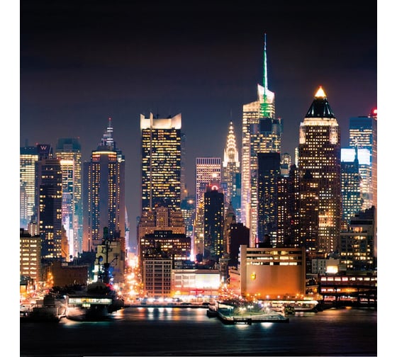 Изображение товара Кухонный фартук АБС Light STELLA Город 600*3000*0,75мм ЦБ-00015505