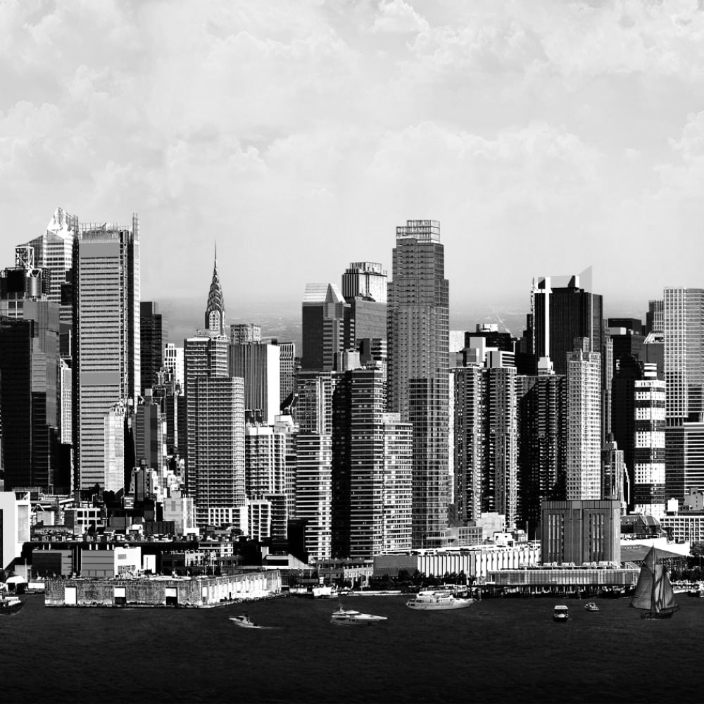 Изображение товара Кухонный фартук АБС STELLA Light Мегаполис 600x3000 мм влагостойкий