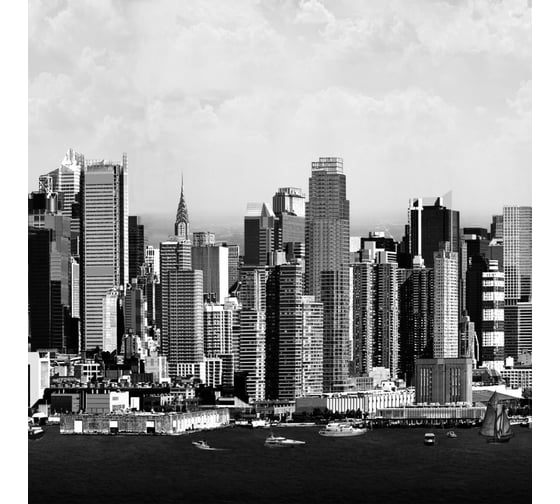 Изображение товара Кухонный фартук АБС Light STELLA Мегаполис 600*3000*0,75мм ЦБ-00015515