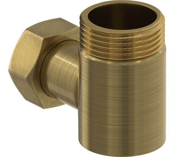 Изображение товара Уголок переходной Сунержа н/ж G 1 нар.р/G 3/4 н. г. Состаренная латунь 051-1505-0134