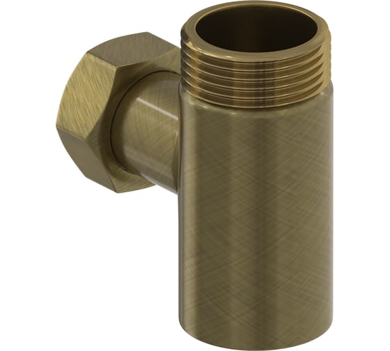 Изображение товара Уголок со спускным клапаном Сунержа н/ж G 1 нар.р/G 3/4 н. г. Состаренная бронза 05-1511-0134