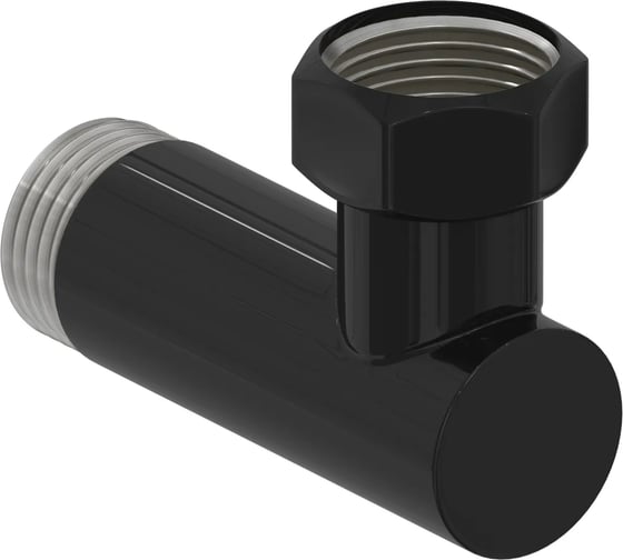Изображение товара Уголок переходной Сунержа G 1 НР х G 1 НГ Чёрный 172002-0110