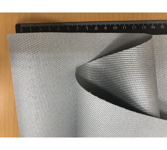 Изображение товара Кремнеземная ткань ЭКОВУЛ (EKOWOOL) КТ-11-С8/3-ПУ (1260) односторонняя, 5 м. п.(6,3 м.кв.), ширина 1260 мм 10083