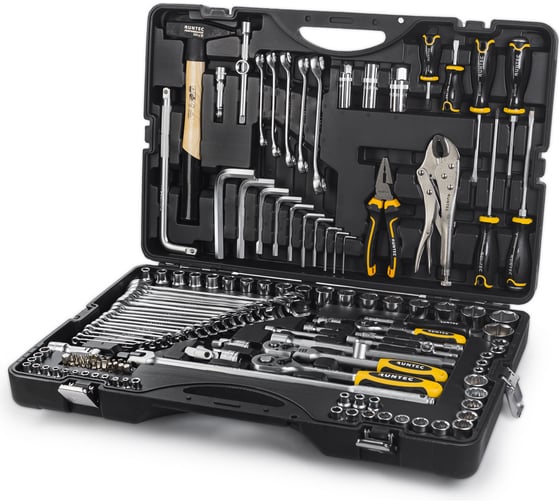 Изображение товара Набор ручных инструментов RUNTEC Performance 142 предмета 1/2, 3/8, 1/4 RT-HT142