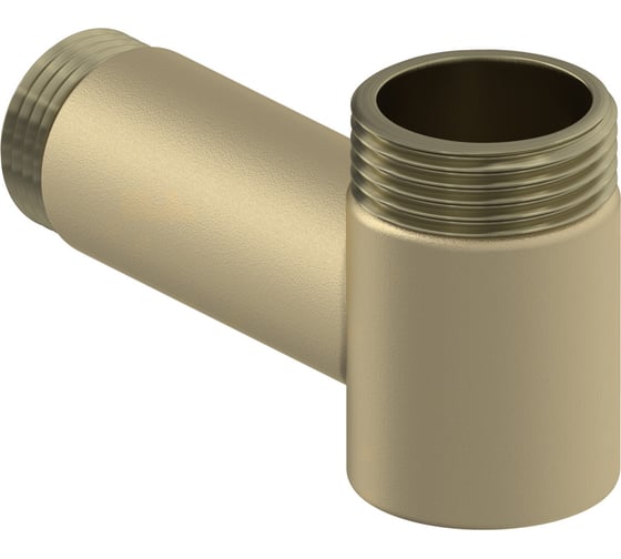 Изображение товара Уголок переходной Сунержа н/ж G 1 нар.р/G 3/4 нар.р, L-60 мм Матовая шампань 022-1506-0134