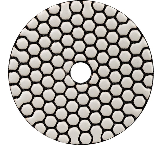 Изображение товара Алмазный гибкий шлифовальный круг Черепашка KRANZ 100мм P1500 сухое шлифование KR-90-0326