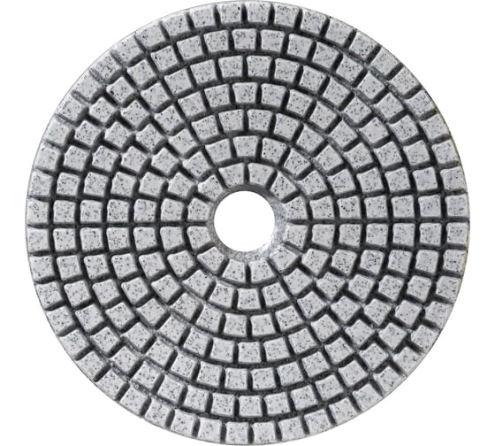 Изображение товара Алмазный гибкий шлифовальный круг Черепашка KRANZ 125мм P50 сухое/мокрое шлифование KR-90-0308