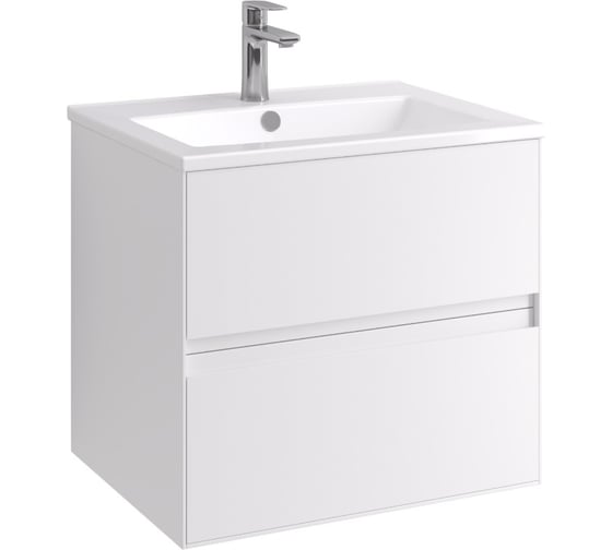 Изображение товара Тумба под раковину AQUATON Люмин 60 белый матовый 1A293901A52B0
