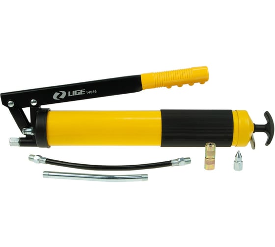 Изображение товара Шприц плунжерный с воздушным клапаном LIGE, объём 600 см³, рабочее давление 550 бар, максимальное 690 бар LG-14536 222719