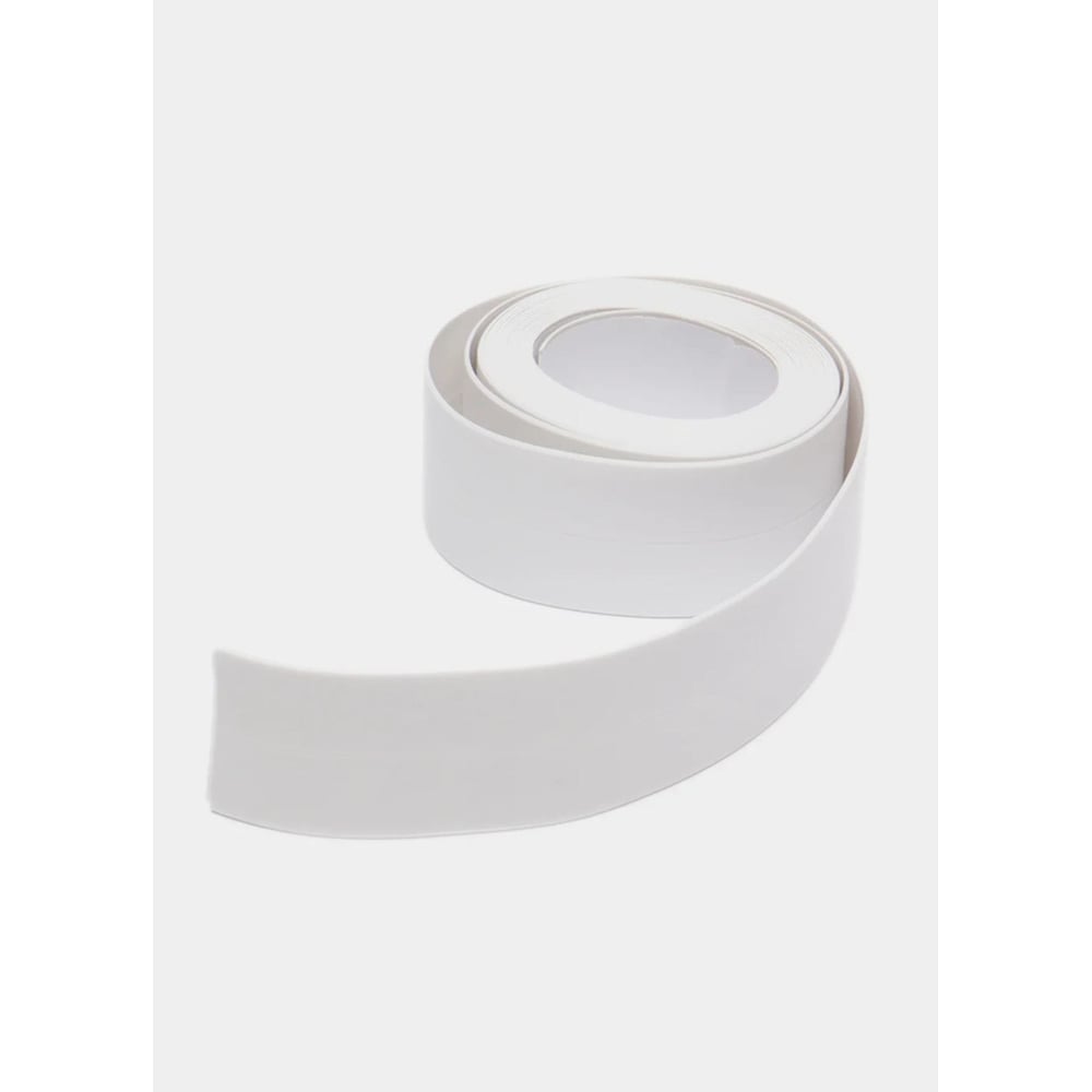 Изображение товара Лента бордюрная BlackWeld 3,2м 6см монтажная белая для дорожек и бордюров