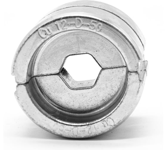 Изображение товара Матрица ЮМП ЭЛЕКТРО для ТМЛ наконечников DIN-типа 50 мм² для гидравлических прессов 120 кН, шестигранник elc12-D-50