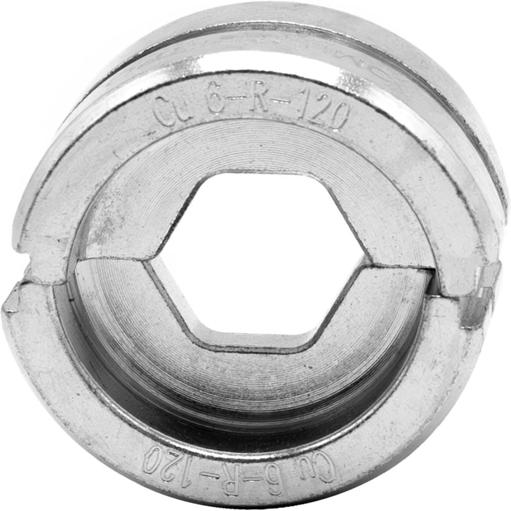 Изображение товара Матрица ЮМП ЭЛЕКТРО для ТМЛ наконечников R-120 мм² гидравлический пресс 60 кН Изображение товара Матрица ЮМП ЭЛЕКТРО для ТМЛ наконечников R-120 мм² гидравлический пресс 60 кН