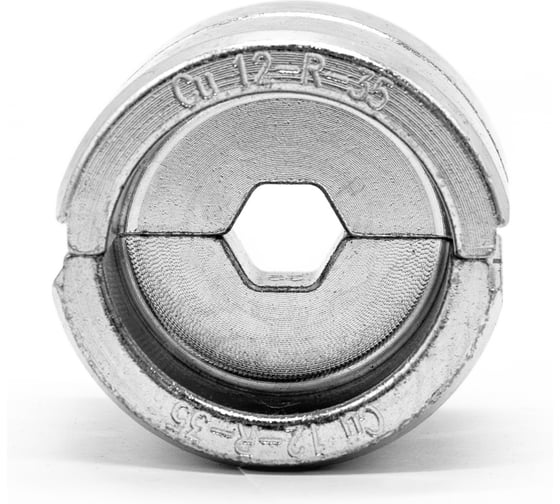 Изображение товара Матрица ЮМП ЭЛЕКТРО для ТМЛ наконечников R-типа 35 мм² для гидравлических прессов 120 кН, шестигранник elc12-R-35