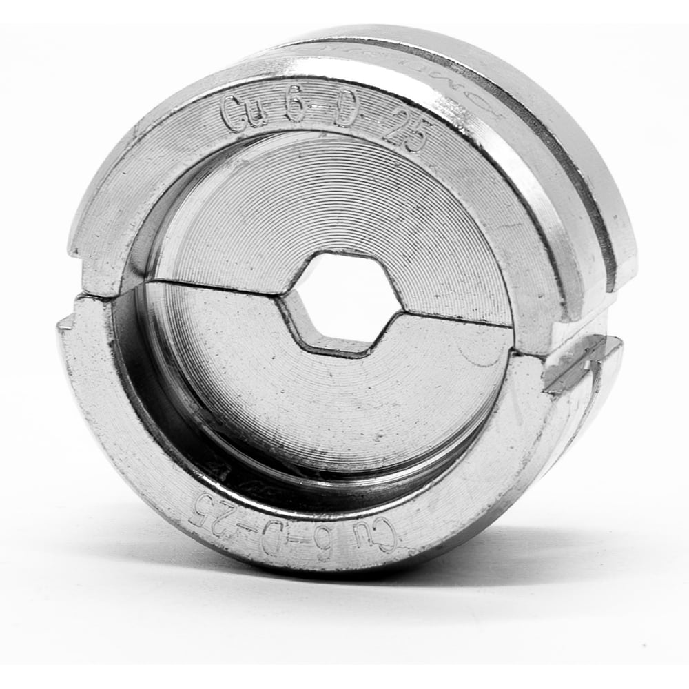 Изображение товара Наконечник для кабелей DIN-25 мм² для гидравлических прессов 60 кН ЮМП ЭЛЕКТРО