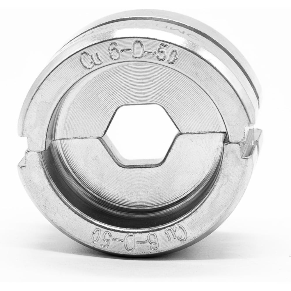 Изображение товара Наконечник для гидравлического пресса DIN 50 мм² ЮМП ЭЛЕКТРО elc6-D-50