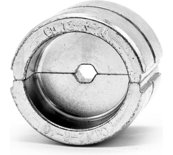 Изображение товара Матрица ЮМП ЭЛЕКТРО для ТМЛ наконечников R-типа 10 мм² для гидравлических прессов 120 кН, шестигранник elc12-R-10