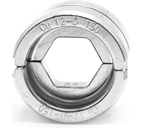 Изображение товара Матрица ЮМП ЭЛЕКТРО для ТМЛ наконечников DIN-типа 150 мм² для гидравлических прессов 120 кН, шестигранник elc12-D-150