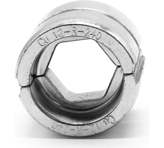 Изображение товара Матрица ЮМП ЭЛЕКТРО для ТМЛ наконечников R-типа 240 мм² для гидравлических прессов 120 кН, шестигранник elc12-R-240