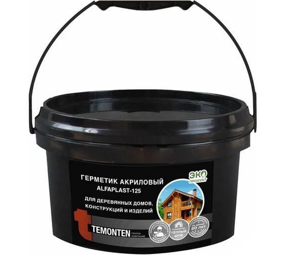 Изображение товара Герметик Alfaplast 125 Ель. Ведро 10 л (15 кг) 4687207011716