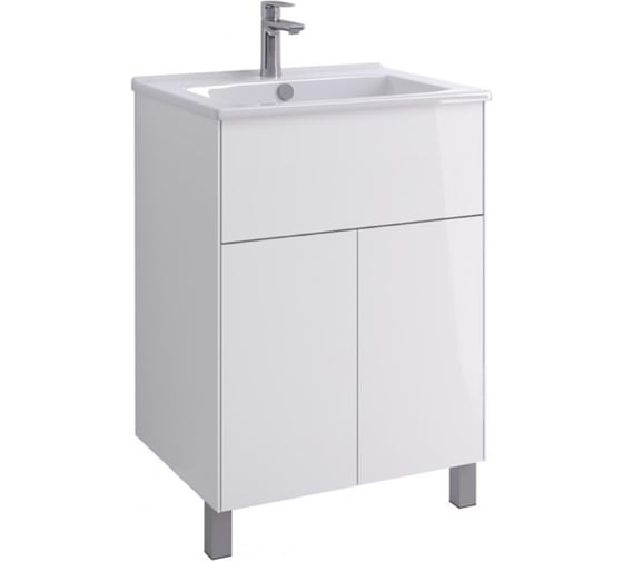 Изображение товара Тумба под раковину AQUATON Форест Про 60 белый глянец 1A297001FR010