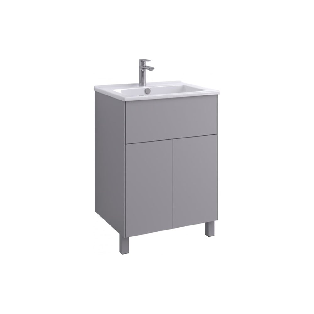 Изображение товара Тумба под раковину AQUATON Форест Про 60 серый современная серия