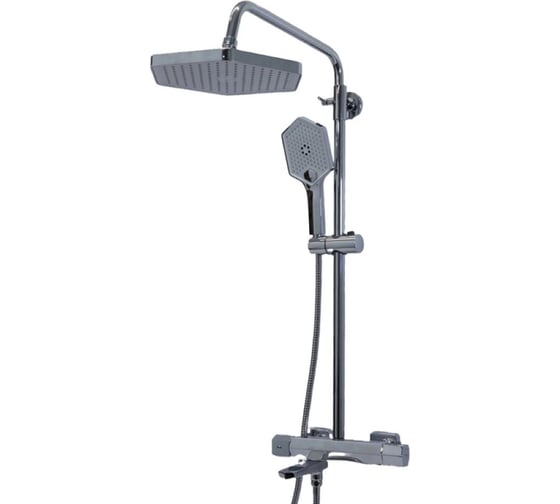 Изображение товара Душевая система HAIBA термостат 35к HB24726 лейка Тропический душ ХРОМ 557406