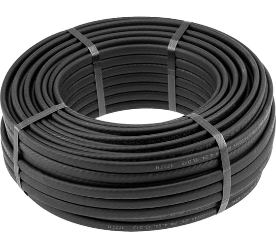 Изображение товара Саморегулирующийся греющий кабель REXANT SRL40-2CR (UV) экранированный, 40Вт/м, 50м 51-0236