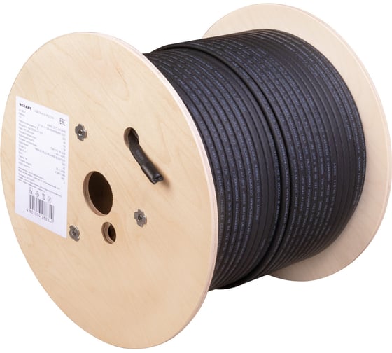 Изображение товара Саморегулирующийся греющий кабель REXANT SRL40-2CR (UV) экранированный 40Вт/м 200м PRO 51-0229