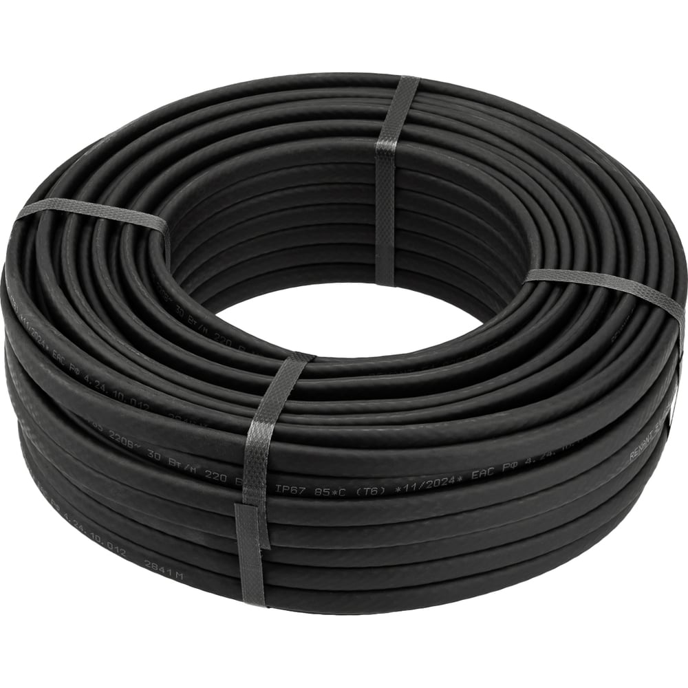 Изображение товара Саморегулирующийся греющий кабель REXANT SRL30-2CR UV 30Вт/м 50м